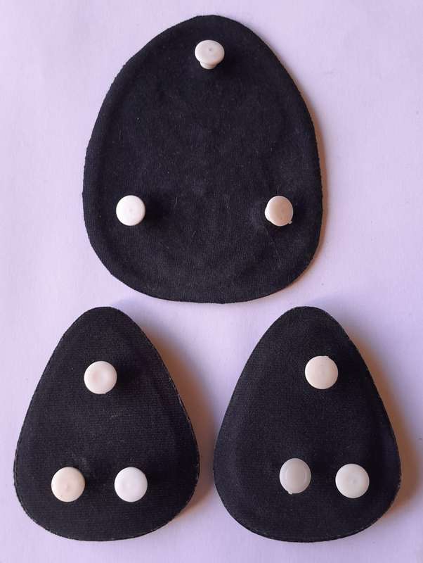 SANDF Warrant Officer Rank Badge Set.  Class 1. All Pins Intact.