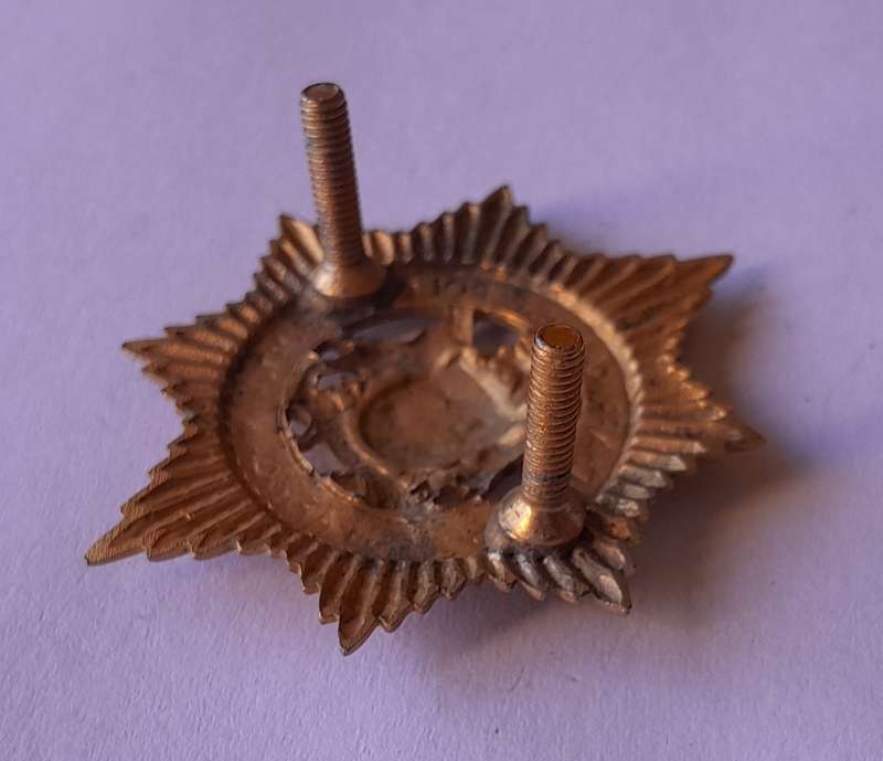 Early SA Police Cap Badge.  Replaced Lugs.