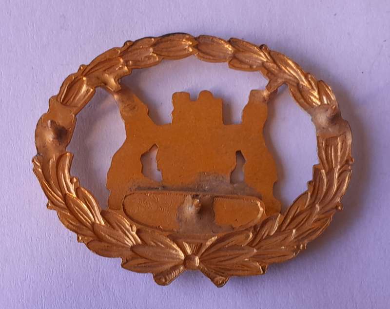Early SA Police Warrant Officer's Rank Badge.  Pins Intact.