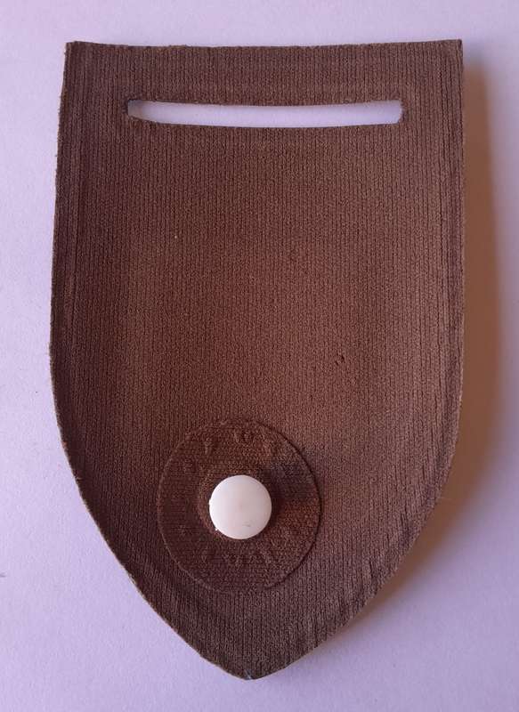 SADF Ordinance Tupper Shoulder Flash.  Bravo Company. Pin Intact.