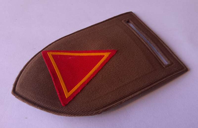 SADF Medical Services Tupper Shoulder Flash. A Company.  Pin Intact.