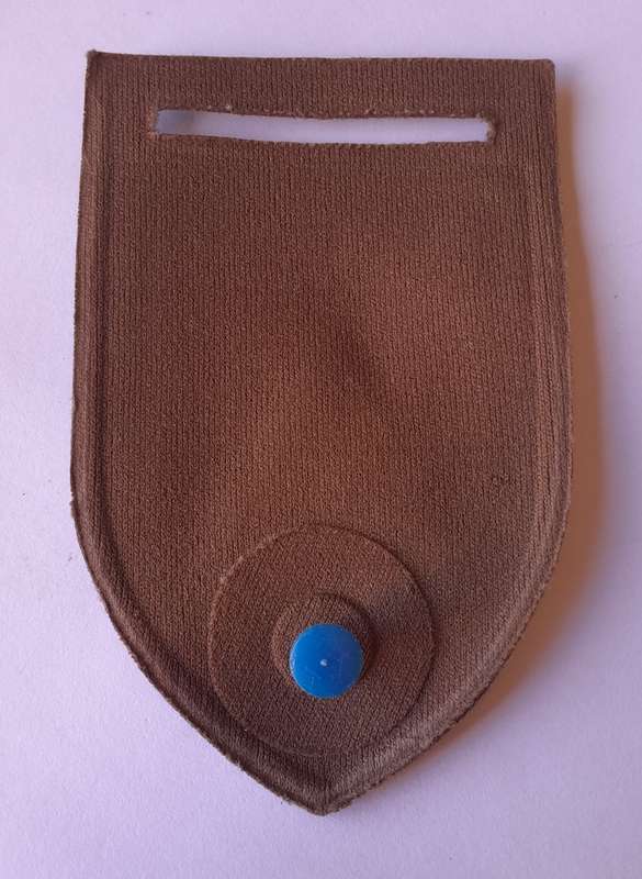 SADF Medical Services Tupper Shoulder Flash. A Company.  Pin Intact.