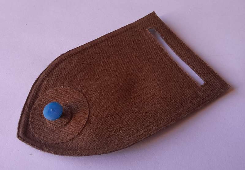SADF Medical Services Tupper Shoulder Flash. A Company.  Pin Intact.