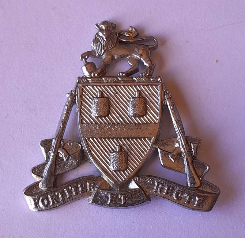 Johannesburg Regiment Cap Badge. No Lugs.