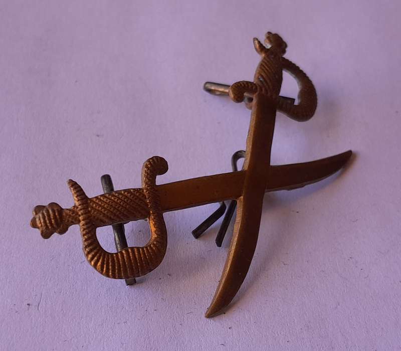 WW2 British Army PT Instructor Cap Badge. All Lugs Intact.