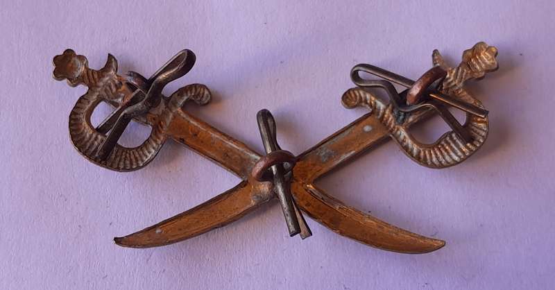 WW2 British Army PT Instructor Cap Badge. All Lugs Intact.