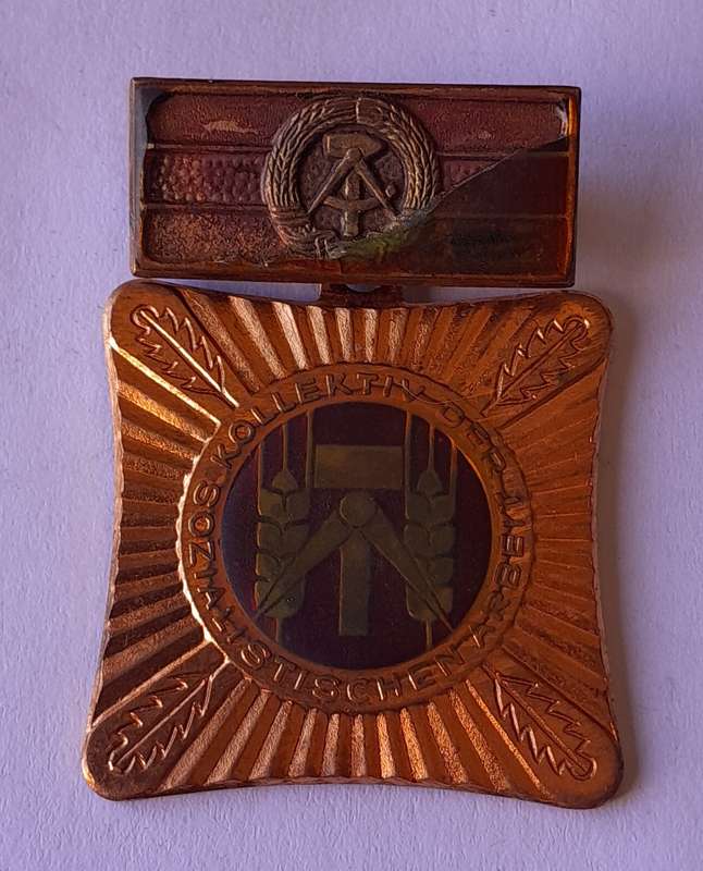 Vintage East Germany Socialist Labour Medal.