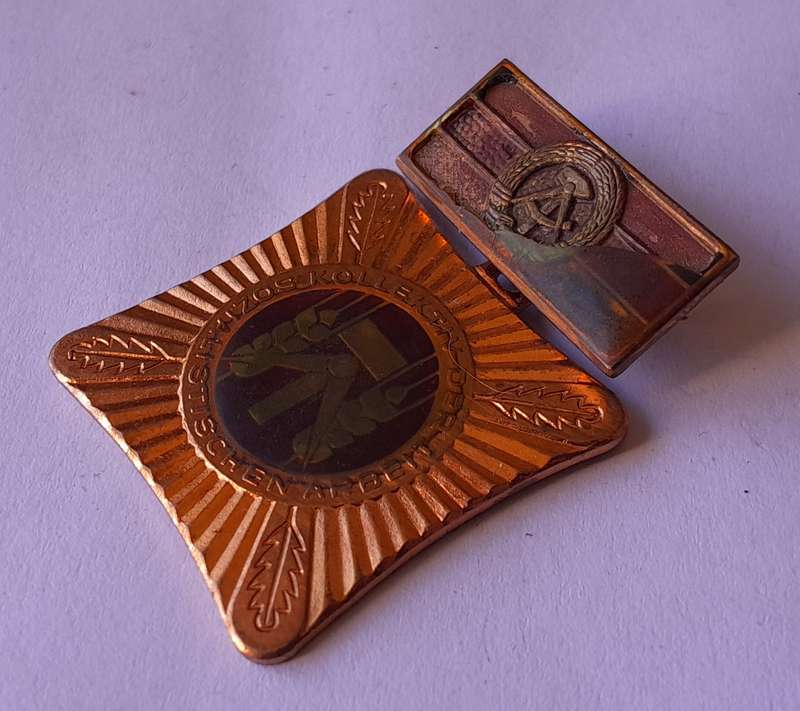Vintage East Germany Socialist Labour Medal.