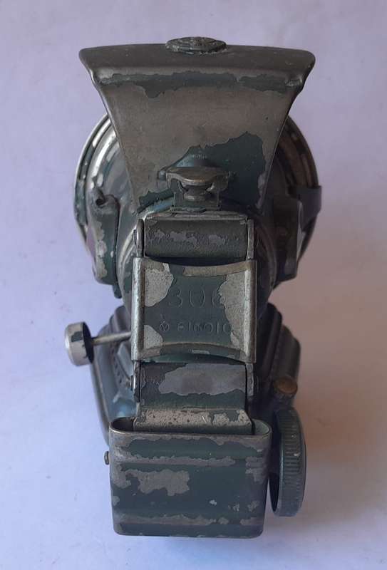 Antique Joseph Lucas "Silver King of the Road" Petroleum Cycle Lamp. Circa 1910.