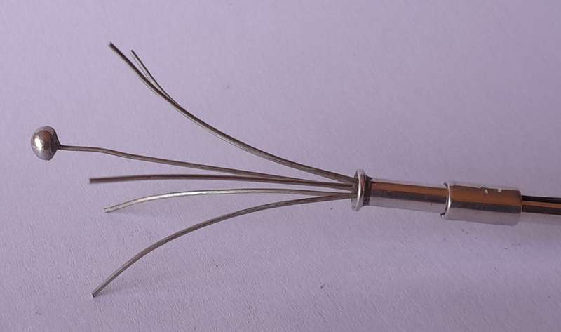 SA Silversmith Norman Watson 1950's Solid Silver Swizzle Stick. Hallmarked.