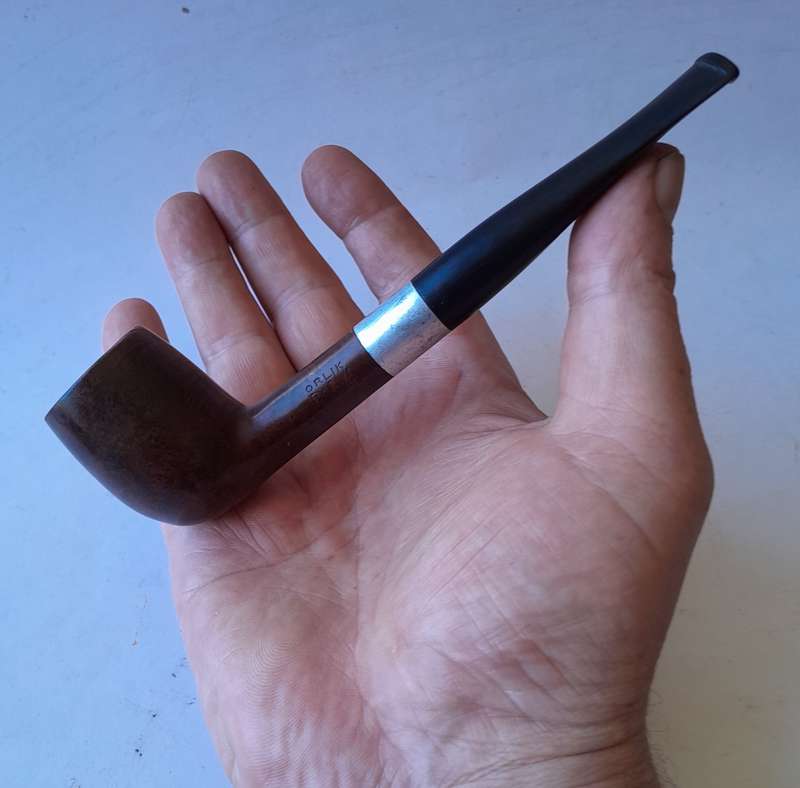Vintage Orlik Byford Estate Pipe.  Made in England.
