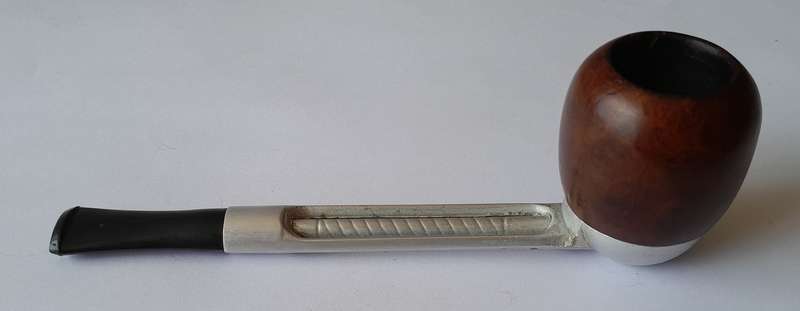Vintage Falcon Aluminium & Briar Standard System Pipe.  Interchangeable Bowl.