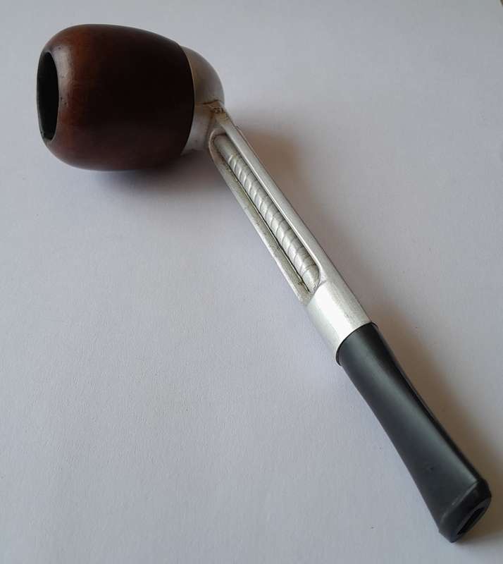 Vintage Falcon Aluminium & Briar Standard System Pipe.  Interchangeable Bowl.