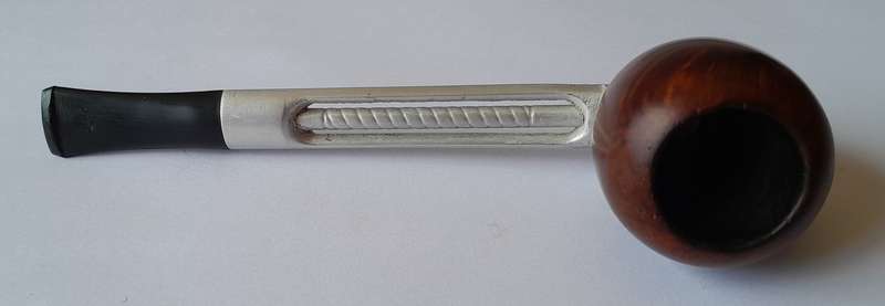 Vintage Falcon Aluminium & Briar Standard System Pipe.  Interchangeable Bowl.