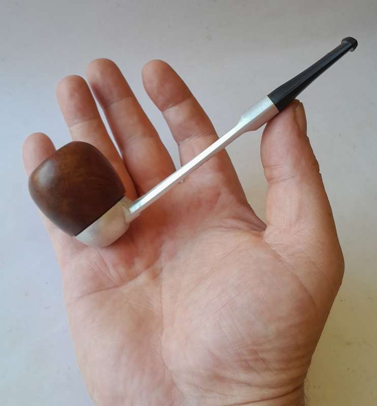 Vintage Falcon Aluminium & Briar Standard System Pipe.  Interchangeable Bowl.