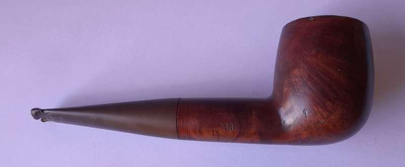 Vintage POL 308 Best French Briar Estate Pipe.  (Worn Mouthpiece).