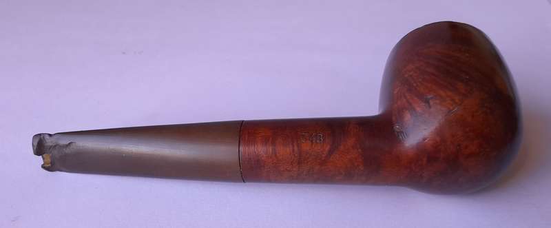 Vintage POL 308 Best French Briar Estate Pipe.  (Worn Mouthpiece).