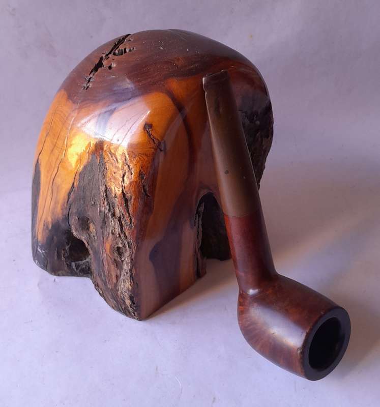 Vintage POL 308 Best French Briar Estate Pipe.  (Worn Mouthpiece).