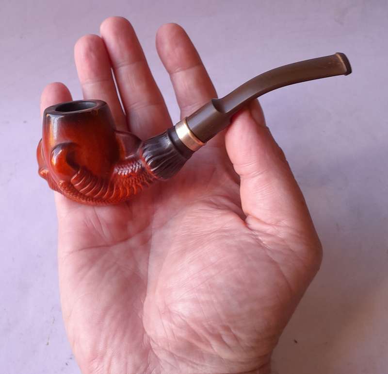 Vintage Calsie "Eagle Claw" Tobacco Pipe.