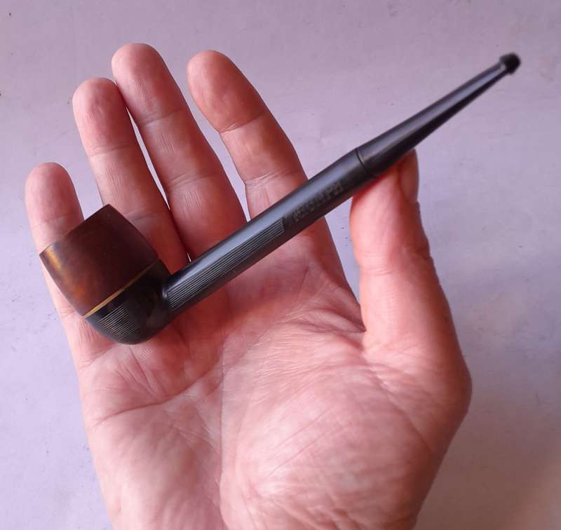 Vintage Triumph Meerschaum Lined Tobacco Pipe.  Removeable Bowl.