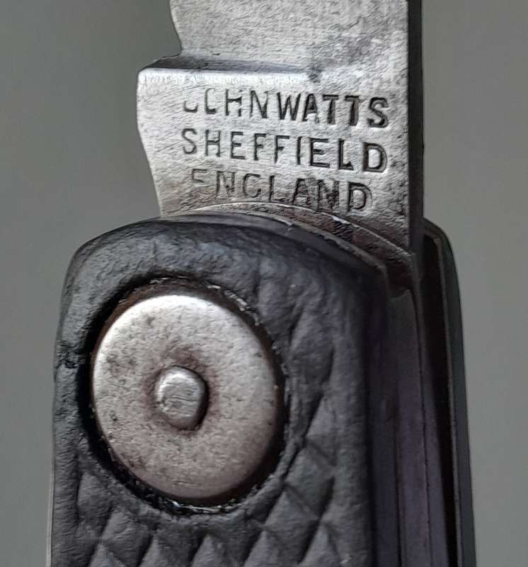 WW1 / WW2 Era Seaman's Marlin Spike Jack Knife By John Watts, Sheffield.