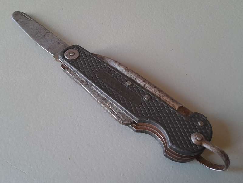 WW1 / WW2 Era Seaman's Marlin Spike Jack Knife By John Watts, Sheffield.