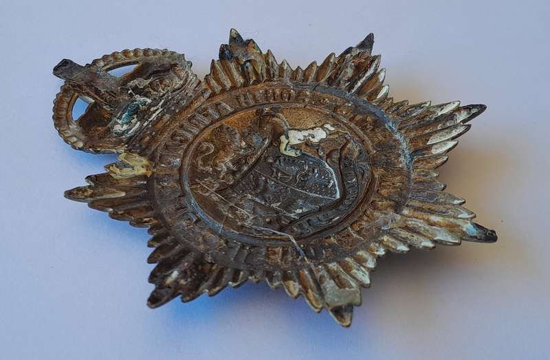 Early SA Police Union of South Africa Martingale (Horse Strap) Badge.  No Lugs.