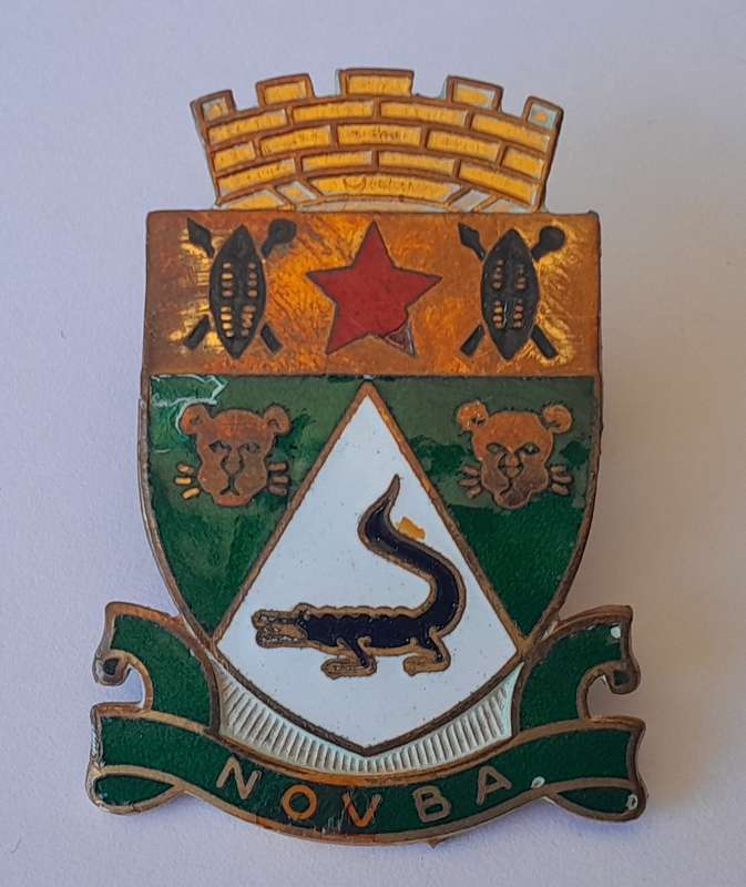 Vintage NOVBA Enameled Badge Set.