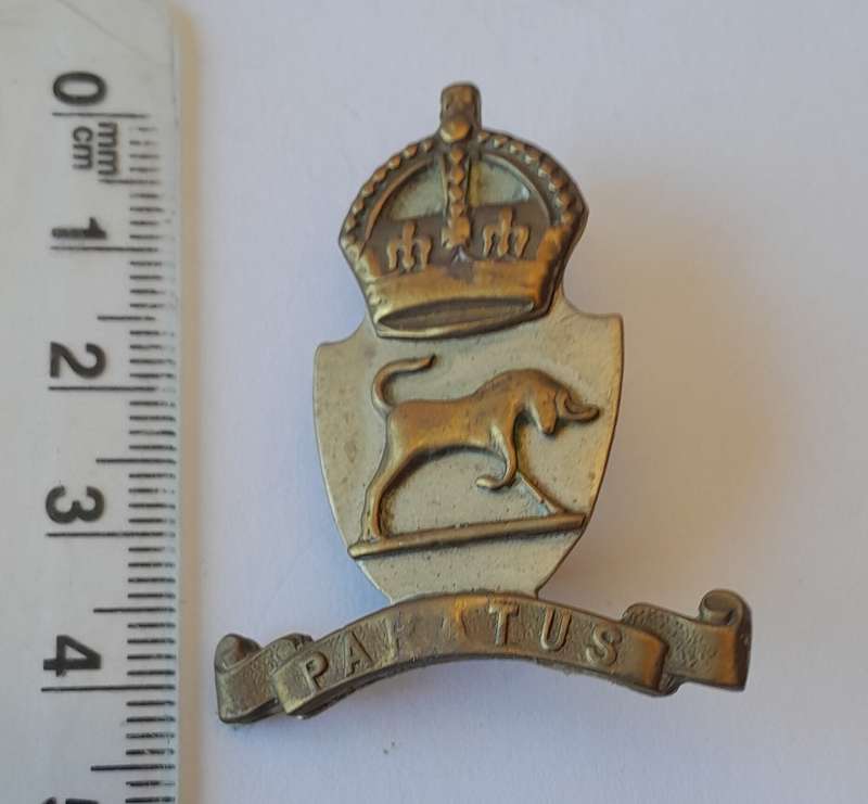 SA Union Military College Cap Badge.  Lugs Intact.