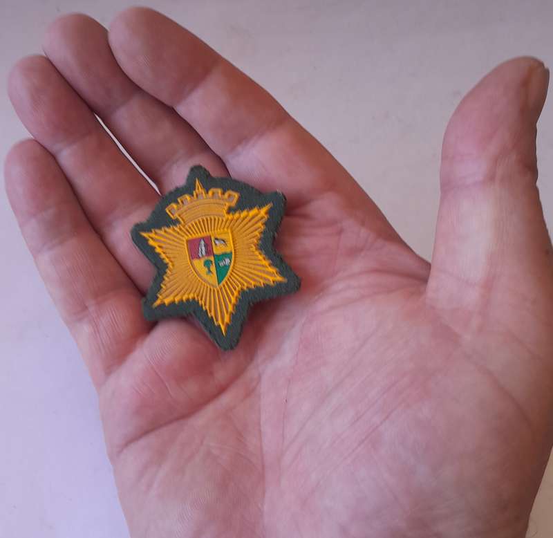 SA Municipal Police Cap Badge. Pins Intact.