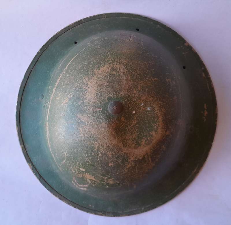 WW2 SA Brodie Helmet By Jaeger-Rand With Insignia.  Dated 1940.