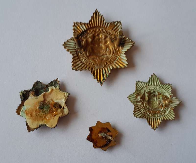 Vintage SA Police Badge Set.