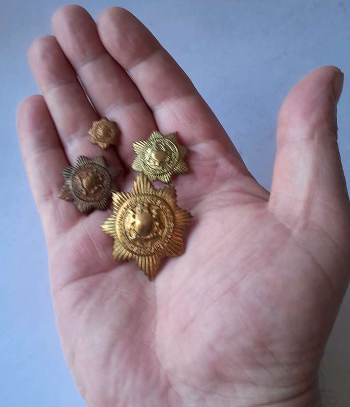 Vintage SA Police Badge Set.