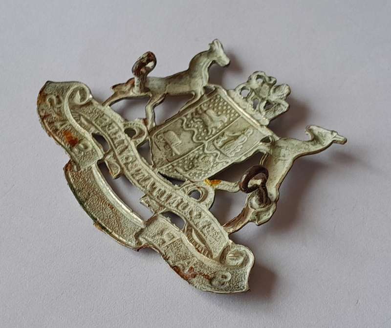 Early South African Railways SAR/SAS Cap Badge.  Lugs Intact.