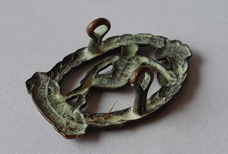 WW2 SA Army Physical Training Brigade Badge.  Lugs Intact.