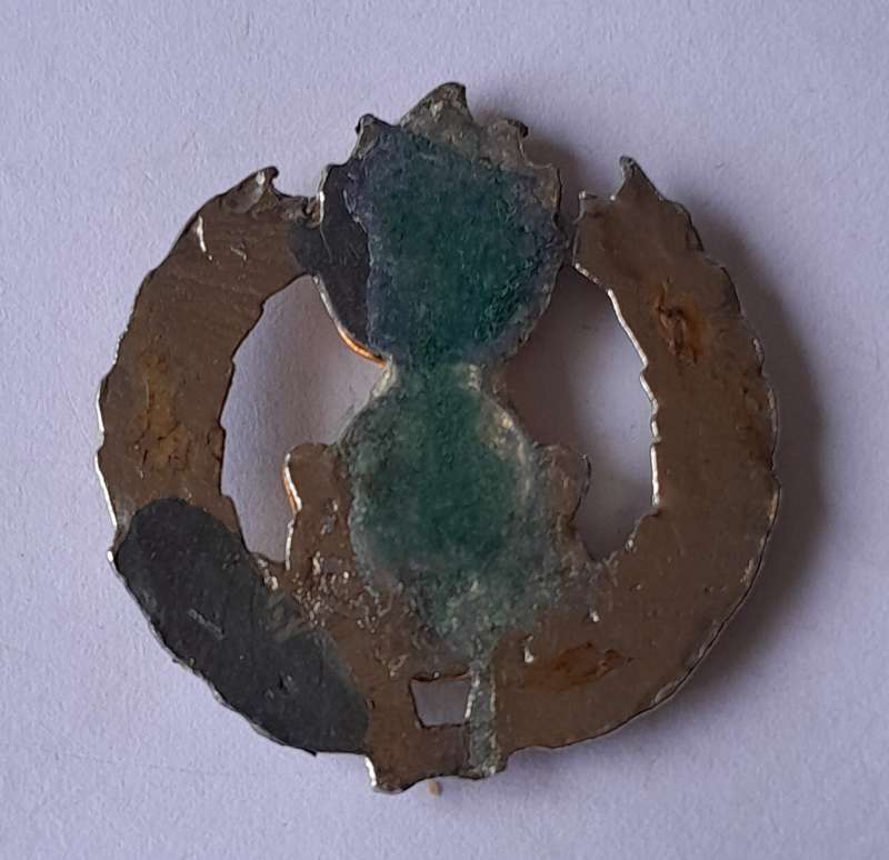 SADF Engineers Corps Beret Badge.  No Lugs.