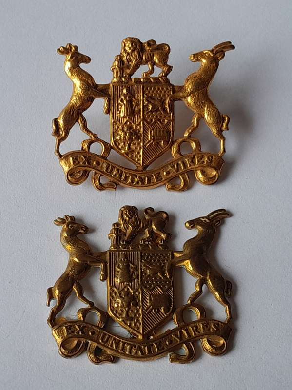 Pair SADF Warrant Officer Rank Badges.