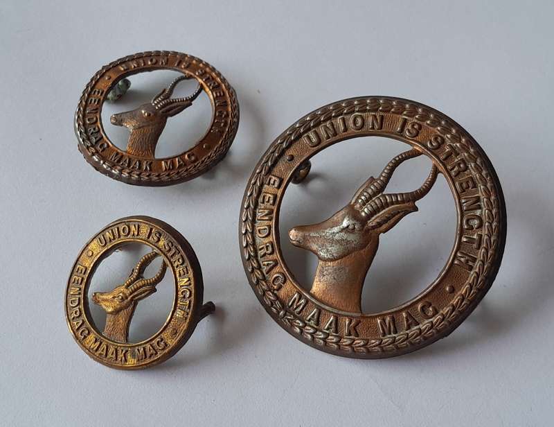 WW2 SA Infantry Badge Set.  Lugs Intact.