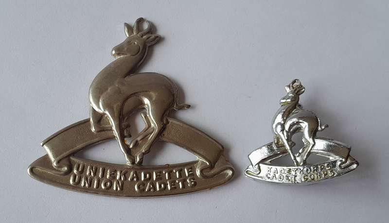 Early SA Cadets Badges (Cap Badge - No Lugs).