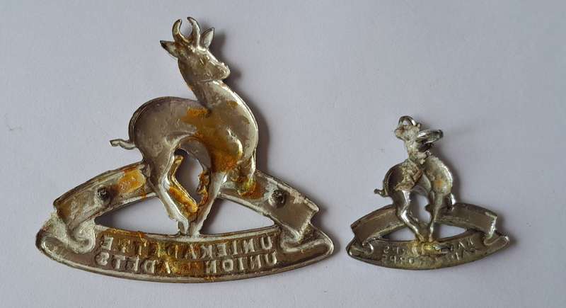 Early SA Cadets Badges (Cap Badge - No Lugs).