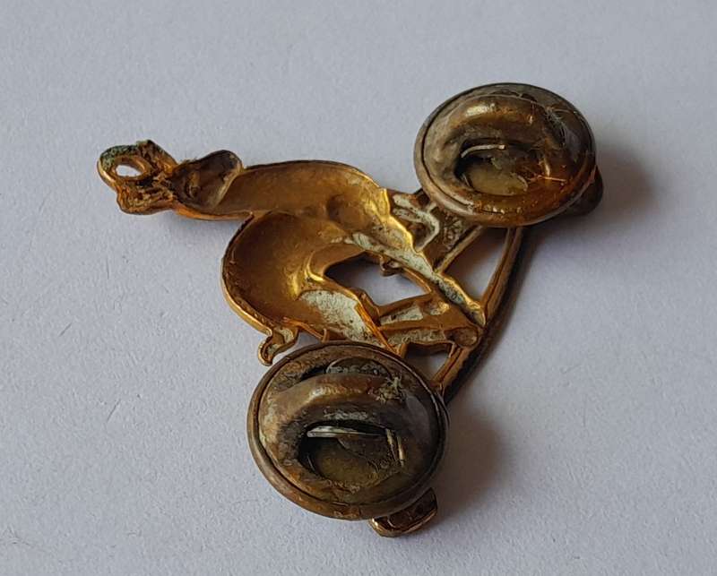 Early SA Cadets Collar Badge. Pins Intact.