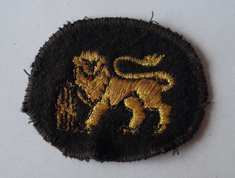 SA Navy Chief Petty Officer Badge.  (Winter Uniform).