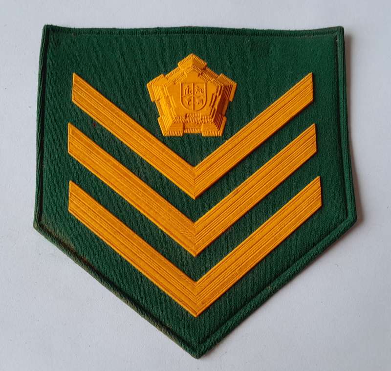 SA Prison Services Staff Sergeant Rank Badge.