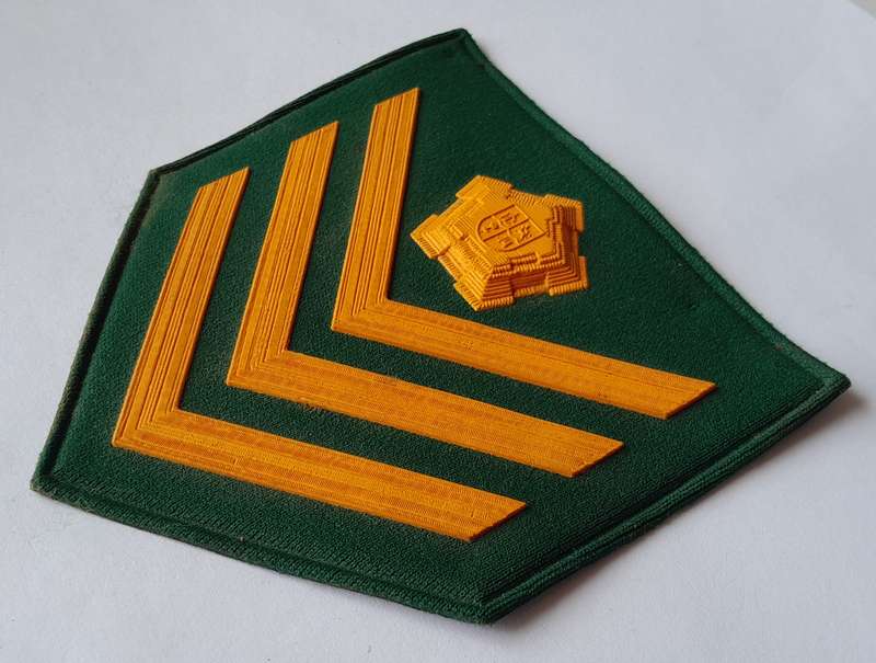 SA Prison Services Staff Sergeant Rank Badge.