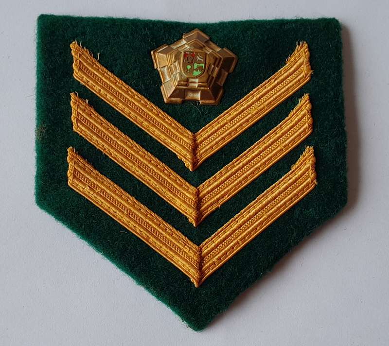 SA Prison Services Staff Sergeant Rank Badge.