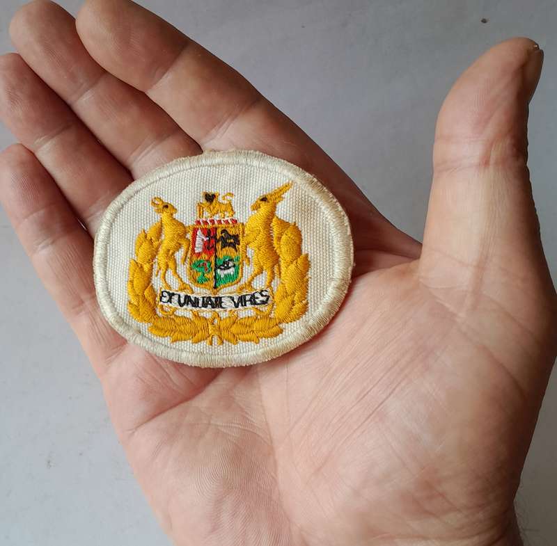 SA Navy Warrant Officer Class 1 Badge (SAS Outeniqua).