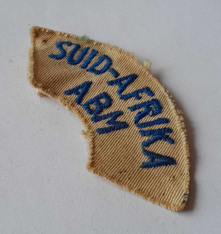 SA Navy ABM Cloth Badge.