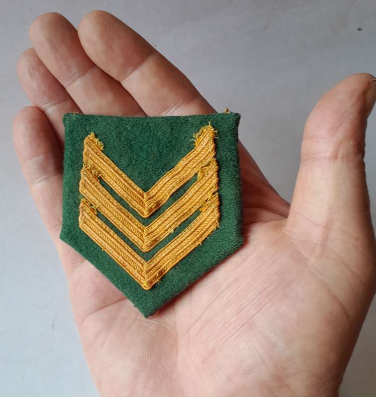 SA Prison Service Sergeant Rank Badge.