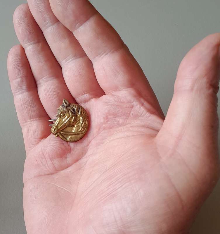 Unknown Badge.  Pins Intact.