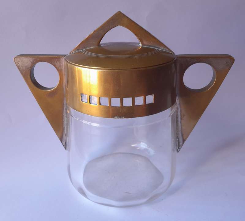 Vienna Secession Piece by Gisela Baronin von Falke for E.Bakalowits & Söhne. Circa 1900. Rare.
